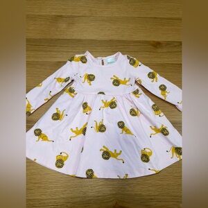 Like New Hanna Andersson Pink Lion Dress